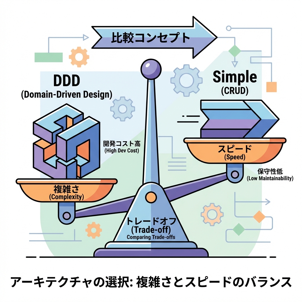 DDD版と簡易版の比較