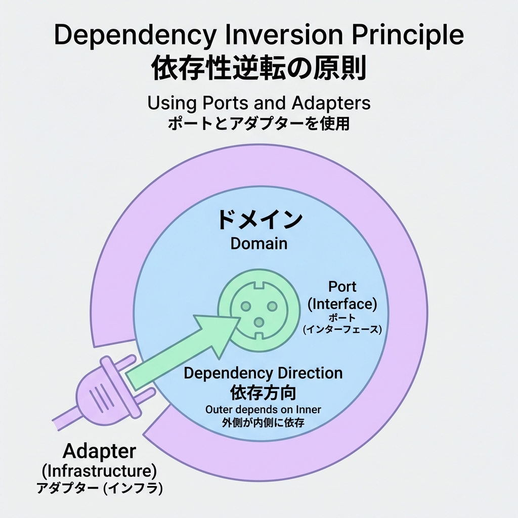 Dependency Inversion Principle Diagram